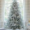 10' Queen Flock® Artificial Christmas Tree with 1300 Warm White LED Lights