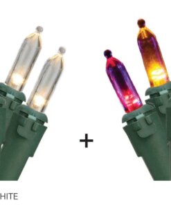 500 Warm White & Multi-Color LED String Light Set