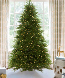 6.5' King Fraser Fir™ Artificial Christmas Tree with 750 Warm White LED Lights