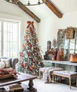 6.5' Queen Flock® Artificial Christmas Tree Unlit