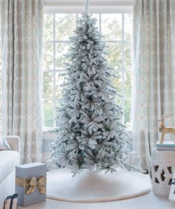 6.5' Queen Flock® Slim Artificial Christmas Tree Unlit