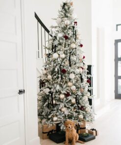 6.5' Queen Flock® Slim Artificial Christmas Tree Unlit