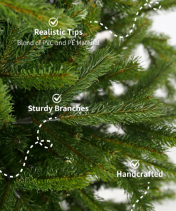 7.5' King Fraser Fir™ Artificial Christmas Tree Unlit