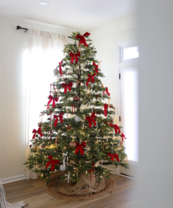 7.5' Rushmore Fir Artificial Christmas Tree with 750 Warm White LED Lights