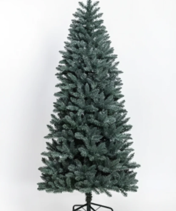 8' Tribeca Blue Spruce Slim Artificial Christmas Tree Unlit