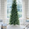9' King Douglas Fir Slim Artificial Christmas Tree Unlit