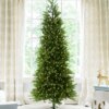 9' King Fraser Fir™ Slim Artificial Christmas Tree with 900 Warm White & Multi-Color LED Lights