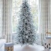 9' Queen Flock® Slim Artificial Christmas Tree Unlit