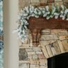 9' x 12" King Flock® Artificial Christmas Garland Unlit