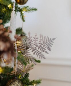 Rosegold Leaf Picks (12 Pack) from King Of Christmas