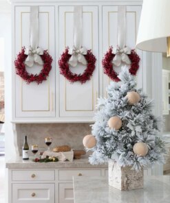 Rustic Stripe Glass Ornament (4 Pack)