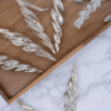 Silver Twists Glass Ornament Set (6 Pack)