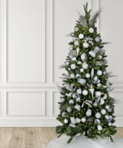 White Shatterproof Ornaments (48 Pack)