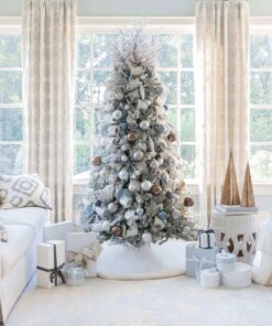 Winter Wonderland 15-Piece Glass Ornament Set (Blue and Gray)