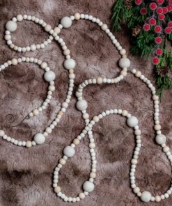 Wooden Decorative Garland (3 Pack) by King Of Christmas